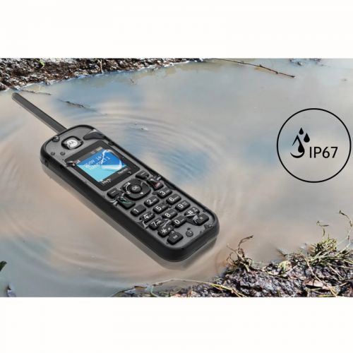 Motorola O201 Naranja - Teléfono inalámbrico DECT largo alcance