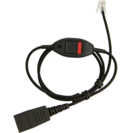 Cable liso QD - 0.8m QD a RJ9 
