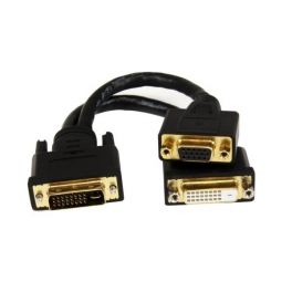 Cavo sdoppiatore DVI-I a DVI-D e HD15 VGA per thin client Wyse - Cavetto Splitter DVI - 20 cm