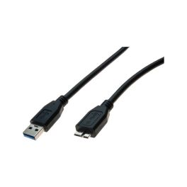 Cable USB-A a micro B 3.0, negro