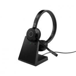 Jabra Evolve 65 TE Duo MS con base