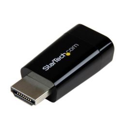 Adattatore HDMI a VGA compatto per portatili - Convertitore HDMI a VGA per desktop/ChromeBook/ultrabook - 1920 x 1200/1080p