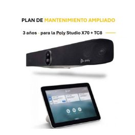 Mantenimiento Poly+ 3 años para Poly Studio X70 + TC8