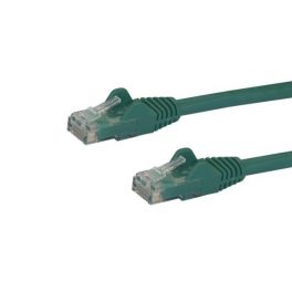 Cavo di rete CAT 6 - Cavo Patch Ethernet RJ45 UTP verde da 1m antigroviglio