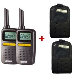 Pack Walkie talkie CPS225 + 2 fundas DYNAF010