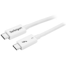 Cavo Thunderbolt 3 - 20Gbps - 50cm - Bianco - Compatabile con Thunderbolt, USB e DisplayPort