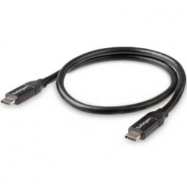 Cable de 50cm USB-C a USB-C con capacidad para Entrega de Alimentación de 5A - USB TipoC - Cable de Carga USBC - USB 2.0