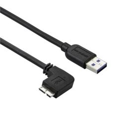 Cavo USB 3.0 Tipo A a Micro B slim - Connettore USB3.0 A a Micro B slim ad angolo sinistro Gen 1 (5 Gbps) - 50cm