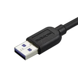 Cable delgado de 0,5m Micro USB 3.0 acodado a la derecha a USB A