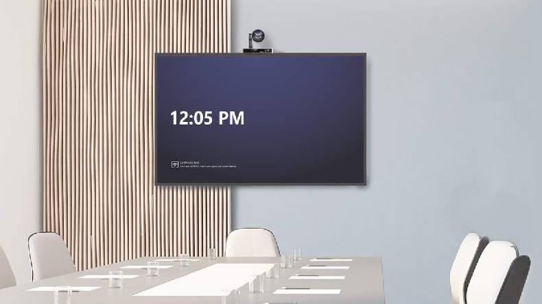 Se puede instalar tanto en una mesa de conferencias, sobre una TV, en la pared, en el techo, en un soporte de TV o en un trípode