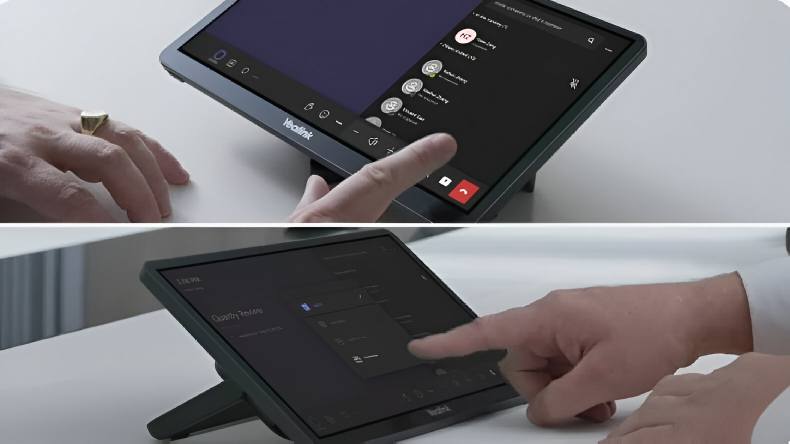 La pantalla táctil MTouch Plus de 11,6 pulgadas permite el control sincronizado